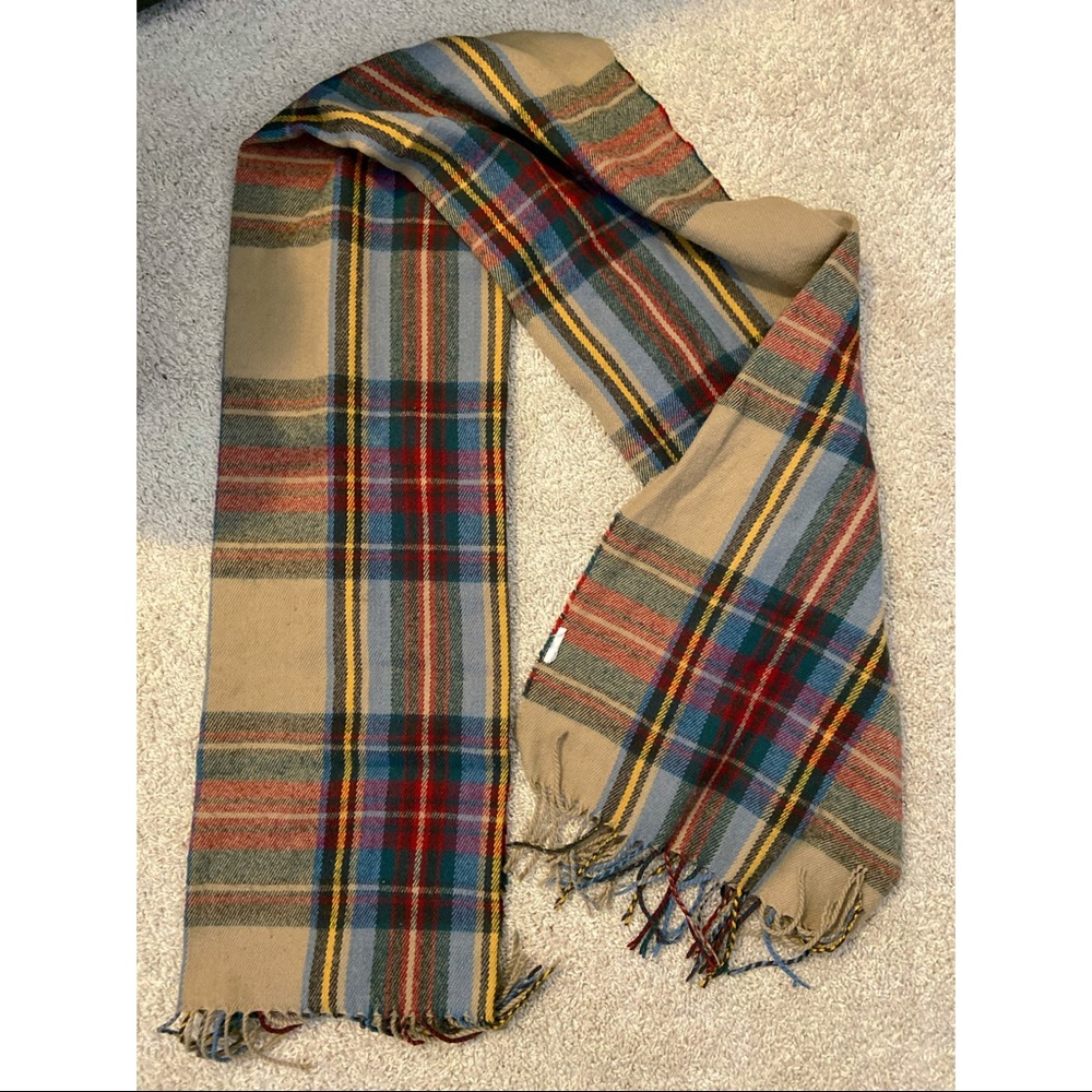 Plaid Wool scarf